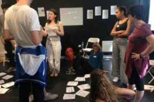 Studenti durante una lezione di inglese interattiva a Interlingua Formazione.