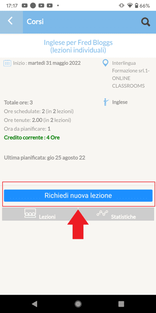 Corso Self Booking
