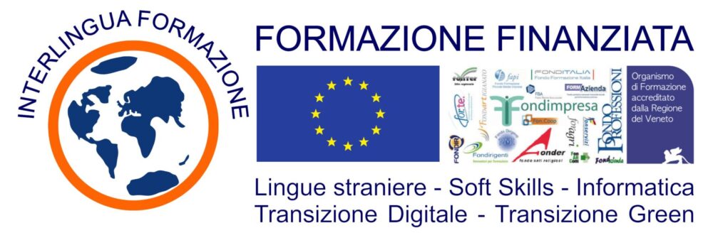 Logo di Interlingua Formazione con riferimento alla formazione finanziata
